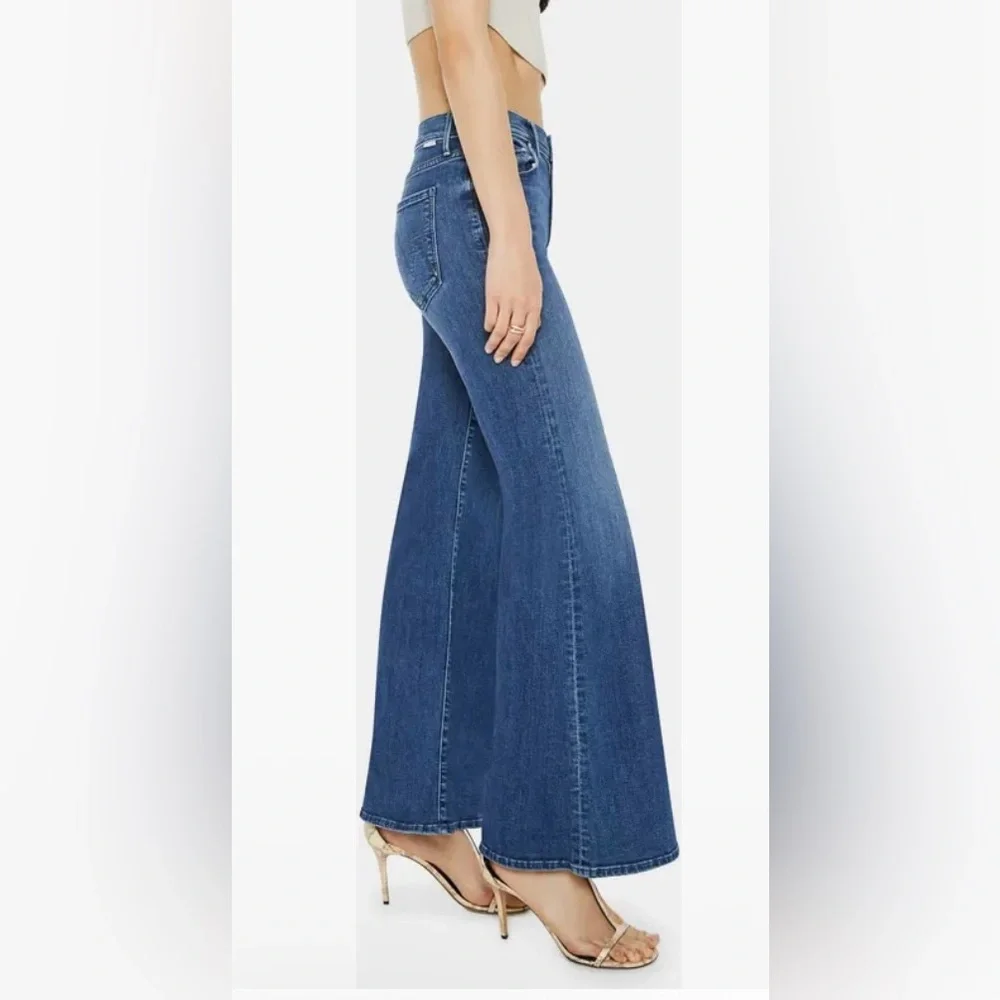 MOTHER The Twister Sneak Flare Jeans, Blue, Women’s 28